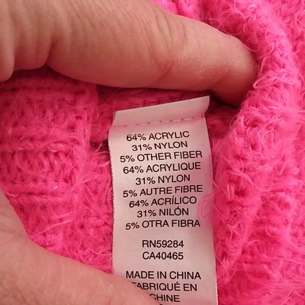 Children's place pink‎ sweater with white heart